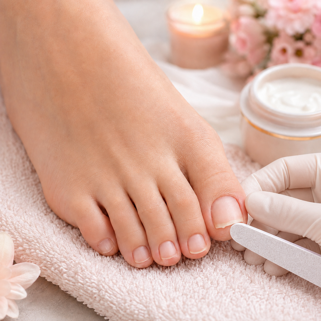 Nadawanie kształtu odbudowanemu paznokciowi w Angel Nails Reda
