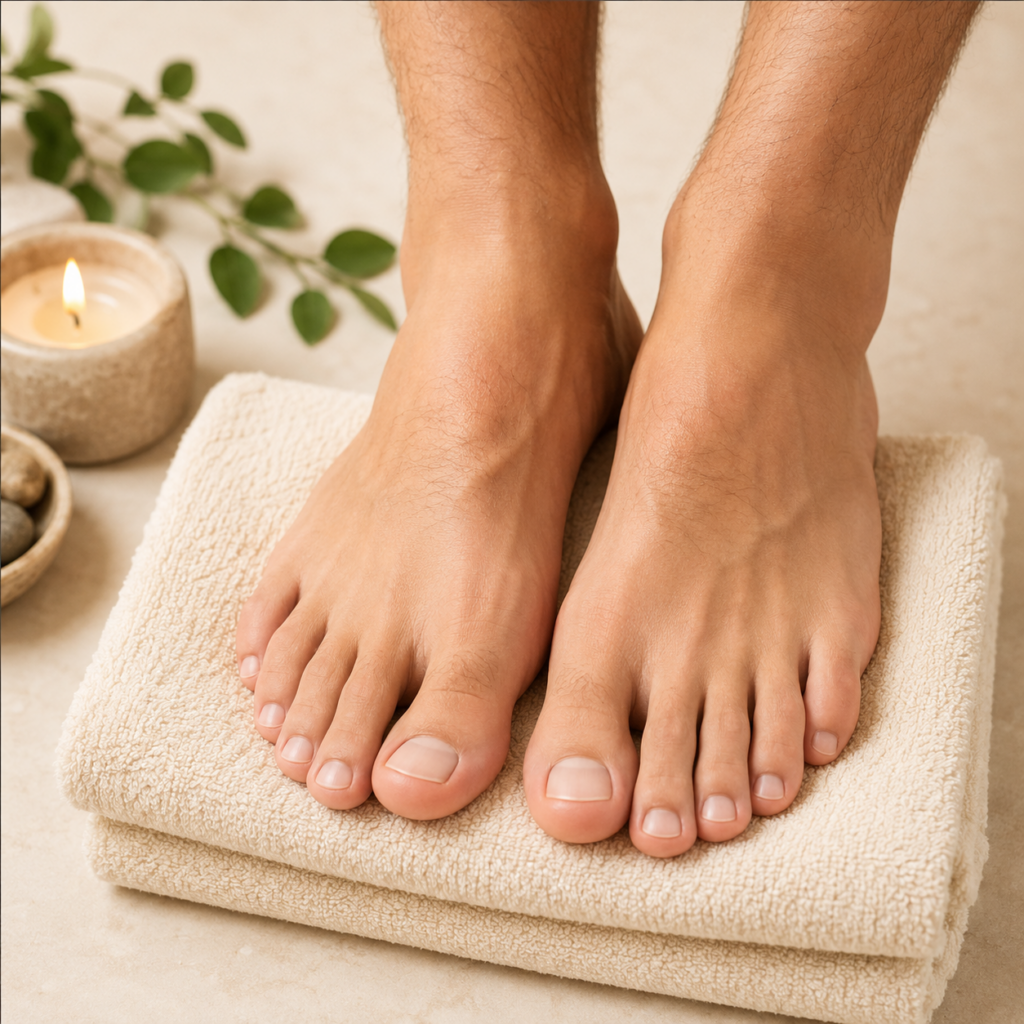 Pedicure męski